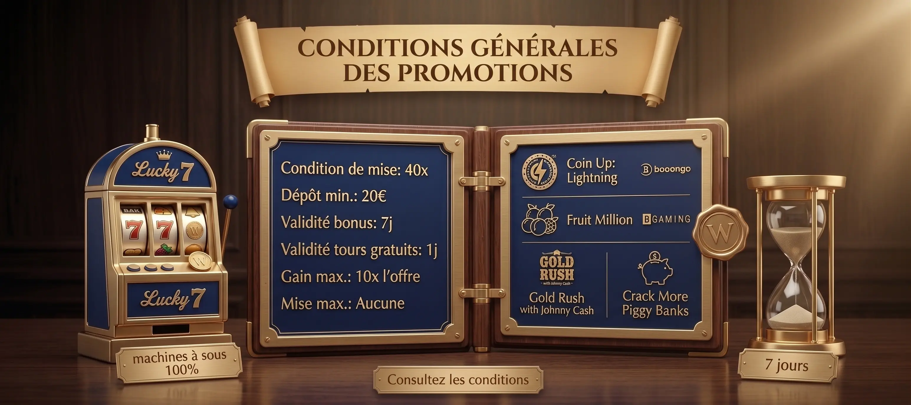Conditions générales de Win Kingdom Casino