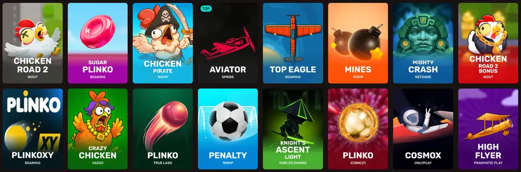 Jeux à gain instantané de Casino Win Kingdom