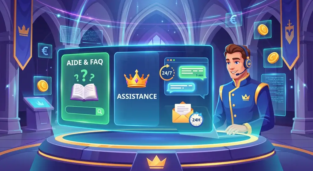 Service client Win Kingdom Casino